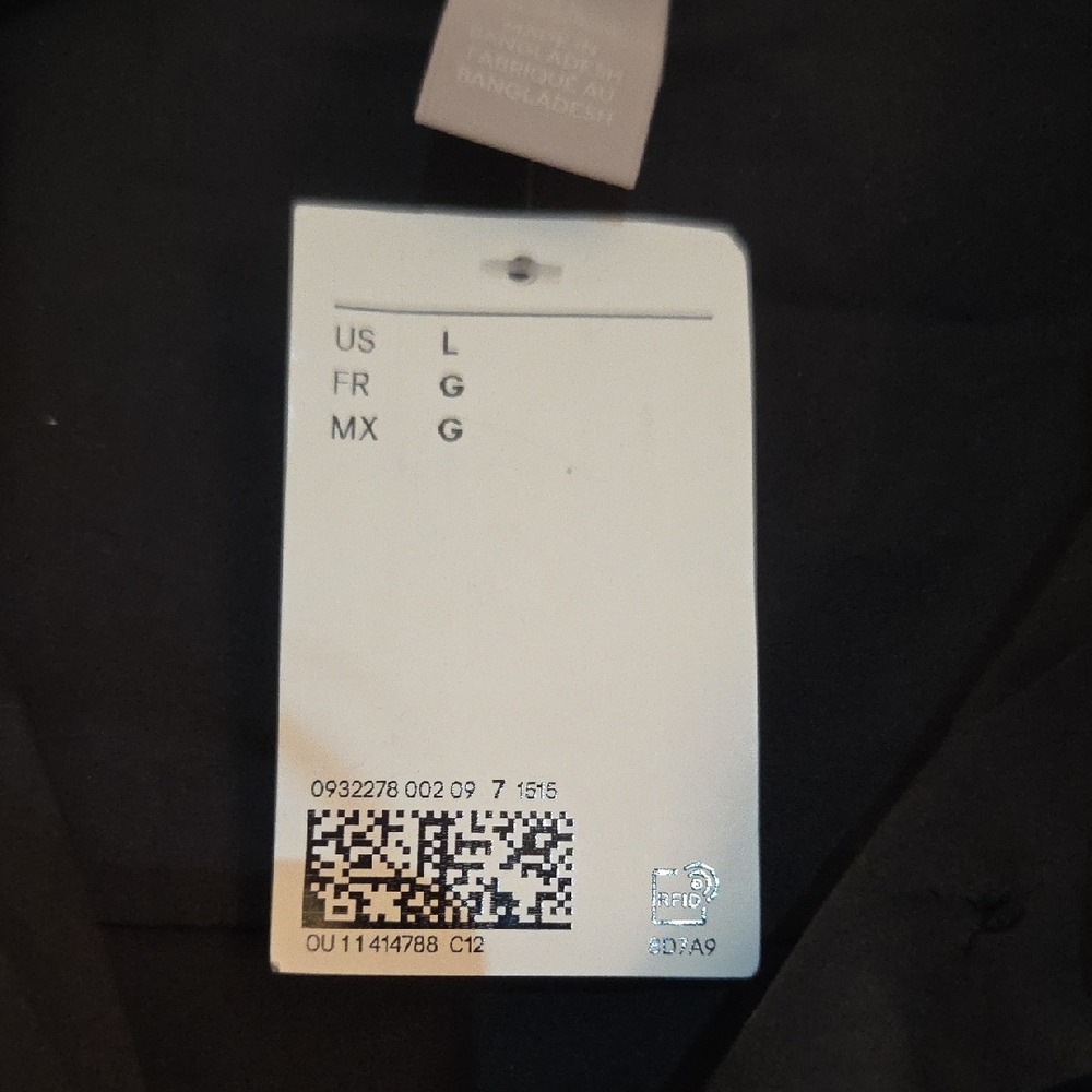 H&M Black Button Down Shirt - Picture 2 of 7